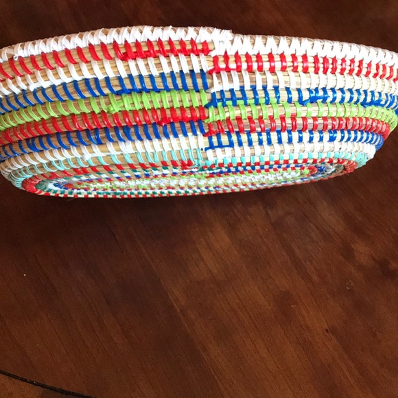 Handmade basket multicolor/ multi-use - Picture 2 of 6